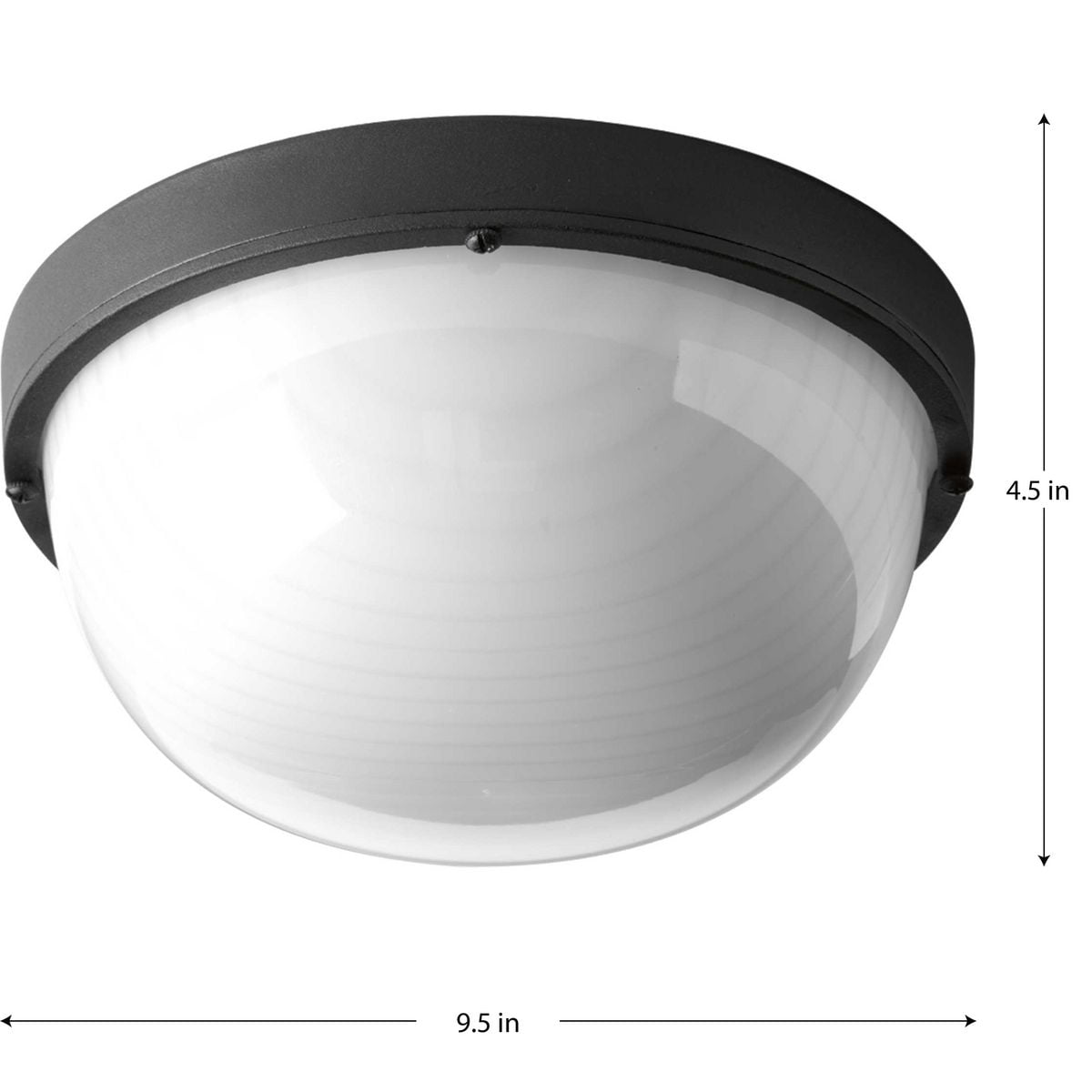 One-Light 9-1/2" LED Wall or Ceiling Bulkhead