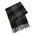 thumbnail image 2 of Winter Scarf for Men Trendy Plaid Printed Tassels Shawls Mens Vintage Thermal Warm Going-Out Long Fall Scarves, 2 of 2