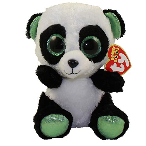 2020 Ty Flippables 6" Bamboo Panda Beanie Boo Color Changing Sequin Plush MWMTS for sale online 