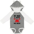 thumbnail image 3 of Inktastic Mimi and Pappy Love Me Gift Boys or Girls Long Sleeve Baby Bodysuit, 3 of 5