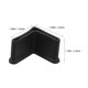 thumbnail image 2 of BESTYASH 20Ud Protectores De Pies Para Muebles De Plástico En L Antideslizantes Para Hogar Color Negro, 2 of 8