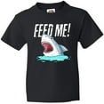 thumbnail image 3 of Inktastic Feed Me with Shark Head Youth T-Shirt, 3 of 5