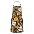 thumbnail image 3 of Anti-Fouling Belt Pocket Elasticated Apron - Non-Slippery Non-Fading Non-Shrinking Non-Crinkly Water-Repellent Groovy Flowers (17), 3 of 8
