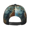 thumbnail image 3 of Kdxio Unisex Owl Globe Sculpture Pattern Baseball Cap Unisex Washed Classic Adjustable Hat, 3 of 5