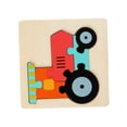 thumbnail image 3 of Rompecabezas De Vehículos De Madera Para Niños, Aprendizaje Temprano, Rompecabezas De Vehículos De Madera De Dibujos Animados, Juguete Interactivo, Desarrollo Intelectual Seguro, 3 of 8
