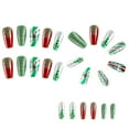 thumbnail image 2 of Xihbxyly Ofertas Prime Puntas de uñas navideñas Uñas terminadas para usar Uñas postizas navideñas Parches para uñas para usar, 2 of 6