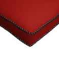 thumbnail image 4 of Sunbrella Sorra Home  Indoor/Outdoor Braided Cord Cushion 19 x 19 x 3 inches - Canvas Jockey Red, 4 of 5