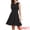 Black, variant on DARING DIVA Women's Short Sleeveless V Neck Hollow Out Dress XS Black
