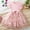 czb# Pink537, variant on CUZIBR Baby Girls Toddler Dresses Ribbed Striped Ruffles Sleeveless Casual Floral Print Patchwork Button Down Crewneck Ruffles Pleated Sundress Summer Breathable Party Dailywear,Pink,2-3 Years