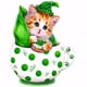 thumbnail image 3 of Cuadros Decorativos 5D DIY parte especial en forma de taladro Rhinestone diamante pintura gato en taza trabajo hecho a mano Ndcxsfigh Nuevos Originales, 3 of 9