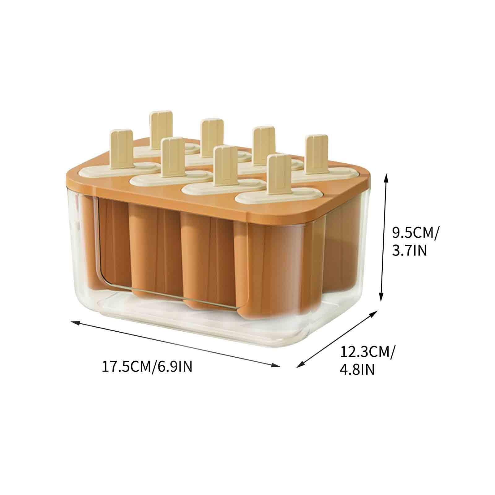 Tunhigl Sales Silica Gel Ice Tray Film with 22-cell Ice Box with Lid Food-grade Ice Maker Home Ice-cream Popsicle