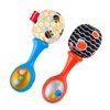 Fisher-Price Rattle 'n Rock Maracas, Set of 2 Soft Baby Rattle Activity Toys for Newborns