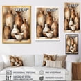 thumbnail image 4 of Designart "Brown And Cream Earthen Elegant Vase III" Boho Pottery Canvas Wall Art, 4 of 5