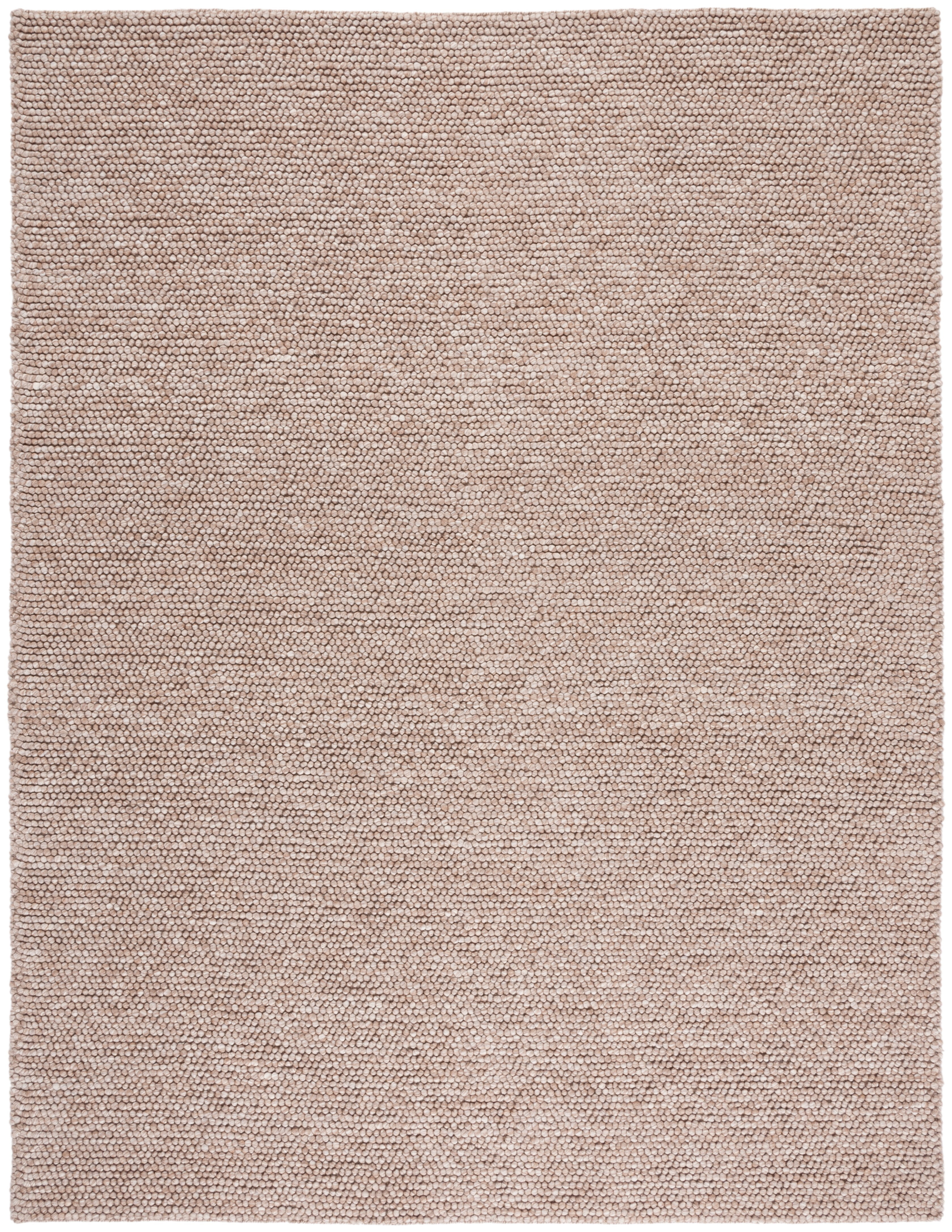 SAFAVIEH Natura Feride Geometric Area Rug, Brown, 10' x 14' - X-Large - Scandinavian Design, Brown, Handmade Wool Blend, Ideal for Living Room, Bedroom, Dining Space