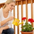 thumbnail image 6 of Watering Can for Indoor Plants, 35 oz/1000 ml Metal Stainless Steel Pot with Long Spout for House Bonsai Outdoor Garden Flower Decorative,Yellow, 6 of 6