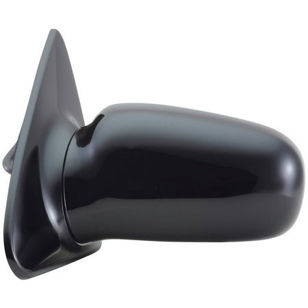 - 62648G - Fit System Driver Side Mirror for 95-05 Chevrolet Cavalier Convertible, Pontiac Sunfire Convertible black, spring loaded, Manual Remote