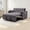 Dark Gray, variant on Vinform 55" 3 in 1 Convertible Sleeper Sofa Bed, Pull Out Loveseat Couch with Storage Pocket, Dark Gray
