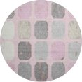 thumbnail image 2 of Addison Rugs Mayfield Premium Machine Washable Transitional Geometric Pink Round Rug, 8' x 8', 2 of 6