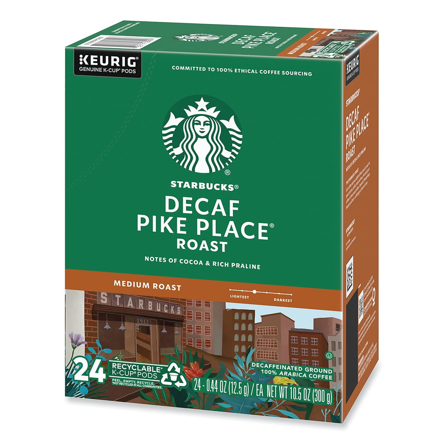 Coffee K-Cups - Pike Place Decaf (96/Carton)