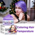 thumbnail image 2 of Coloring Hair Wax, One Time Coloring Wax, Washable, for Men & Women, 4.23 oz - Purple, 2 of 9