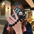 thumbnail image 6 of LYM-Phone Case For MOTO G Stylus 5G 2022, Black pearl pendant protective case silicone Back Cover Dirt-resistant Simplicity Bear bracelet soft case Skin-friendly feel Anti-knock Cartoon, 6 of 9
