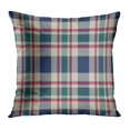thumbnail image 1 of BOSDECO Pattern Tartan Plaid Classic Pixel Flat Abstract British Celtic Checkered Color PillowCase Pillow Cover 18x18 inch, 1 of 1