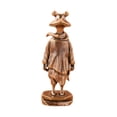 thumbnail image 2 of Adorno de rana mascota de latón, figura decorativa de rana coleccionable, estatua de rana para estantería de oficina, escritorio, mesa, decoración de, 2 of 9