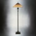 thumbnail image 2 of Luxury Craftsman Tiffany Floor Lamp, Large Size: 62''H x 20.3''W, with American Bungalow Style Elements, Vintage Bronze Finish, UQL7121 from the Tameside Collection by Urban Ambiance, 2 of 5