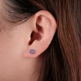 thumbnail image 5 of Limerencia Hypoallergenic G23 Implant Grade Titanium Screw Back Earrings Tragus 20G Helix F136 Piercing Post for Sensitive Ears Simulated Diamond Cartilage, 5 of 7