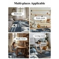 thumbnail image 6 of Vintage Miu Deer Area Rug for Bedroom 2.7x5 Ft Geometric Patchwork Plaid Abies Super Soft fuzzy Throw Rug Non-Slip Fluffy Plush Indoor Floor Carpet for Living Room Nursery Home Decor, 6 of 8