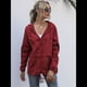 thumbnail image 5 of Impermeables para Mujer, Impermeables, Resistentes Al Viento, Ajustables, con Capucha y Bolsillos. Vino Tinto XL, 5 of 9