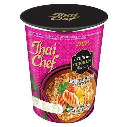 Thai Chef Instant Cup Noodles Chicken Flavour, 60 g