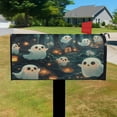 thumbnail image 3 of Cute Ghost Pumpkin Bat Spooky Halloween Mailbox Cover,Magnetic 18x21 Inch Mailboxwrap Water Proof Reusable Fall Welcome Post Letter Box Covers for Rustic Farmhouse Home Decor, 3 of 5