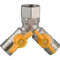 thumbnail image 1 of Replacement Valve G 1/2 Brass Y Connection 3-way Valve In Shower, Shut-off Valve Adapter For Kitchen Or Bathroom, 1 of 5