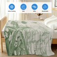thumbnail image 4 of Sage Green Starfish Cooling Blanket,Lightweight Breathable Summer Throw Blanket with Double Sided Cold Effect,Coastal Nautical Seahorse Conch Picnic Blankets Bed Sheet for Hot Sleepers 30"x40", 4 of 8