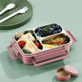 thumbnail image 4 of Stainless Steel Lunch Box, Sealed & Leak-proof Food Container with Phone Stand, & Wave Safe for Easy Heating, Perfect for Office Workers, Learner, and On-the-go Meals,Vsgery, 4 of 7