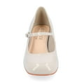 thumbnail image 4 of Journee Womens Okenna Low Heel Square Toe Pumps, Widths Available, 4 of 10