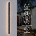 thumbnail image 5 of YANSUN 1-Light 20W Outdoor Minimalist Linear Wall Lamp 3000K Warm Light led Lighting Waterproof IP67 (39 inches) for Porch, 5 of 5