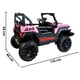 thumbnail image 4 of Montable Electrico Recargable Con Control Remoto Para Niños 4x4 con Conexion Auxiliar y USB, 110 cm-Rosa, 4 of 7