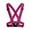 pink, variant on Reflective Safety Vests Lightweight Adjustable Elastic Vest Jacket Hi Vis Reflective Strips for Traffic Control Running Cycling (black)