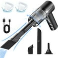 thumbnail image 6 of Clearance & Promo, Car Vacuum Cleaner, 3000PA Strong Suction, Wireless Handheld Vacuum with Blower Function, Portable Vacuum Cleaner for Car and Home Use, Modern Design | Plastic, Black, 6 of 9