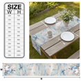 thumbnail image 2 of Coastal Thanksgiving Table Runner Fall Pumpkins Sea Turtle Brown Wood Tablerunners 18 x 72 Inch, Table Decorations Tabletop Scarf for Summer Gathering Holiday Farmhouse Kitchen Dining Decor, 2 of 7