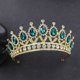 thumbnail image 1 of Zhuge Tiara de boda para novia, diadema de princesa, corona nupcial, joyería para el cabello con diamantes de imitación de cristal, decoración para novia, cumpleaños, graduación, boda (D), 1 of 4