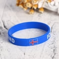 thumbnail image 2 of SEWACC Bracelet Rond en Silicone Bleu 5 Pcs pour Jeu Sportif et Match de Football 6.3 Po, 2 of 5
