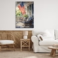 thumbnail image 4 of Stupell Industries Farmhouse Porch with American Flag Canvas Art, 30 x 45, by Petals Prints Design, 4 of 8