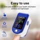 thumbnail image 2 of Health Navigator, oxímetro de pulso de dedo fácil de usar con pantalla LED digital grande para lecturas instantáneas, 2 of 5