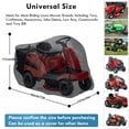 thumbnail image 3 of IC ICLOVER  Fits Decks up to 54" Waterproof Riding Lawn Mower Cover Tractor Cover Heavy Duty Garden Protector, Water, Mildew, and UV Resistant, Black, 3 of 8