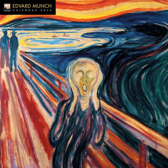 Edvard Munch Wall Calendar 2026 (Art Calendar), (Paperback)
