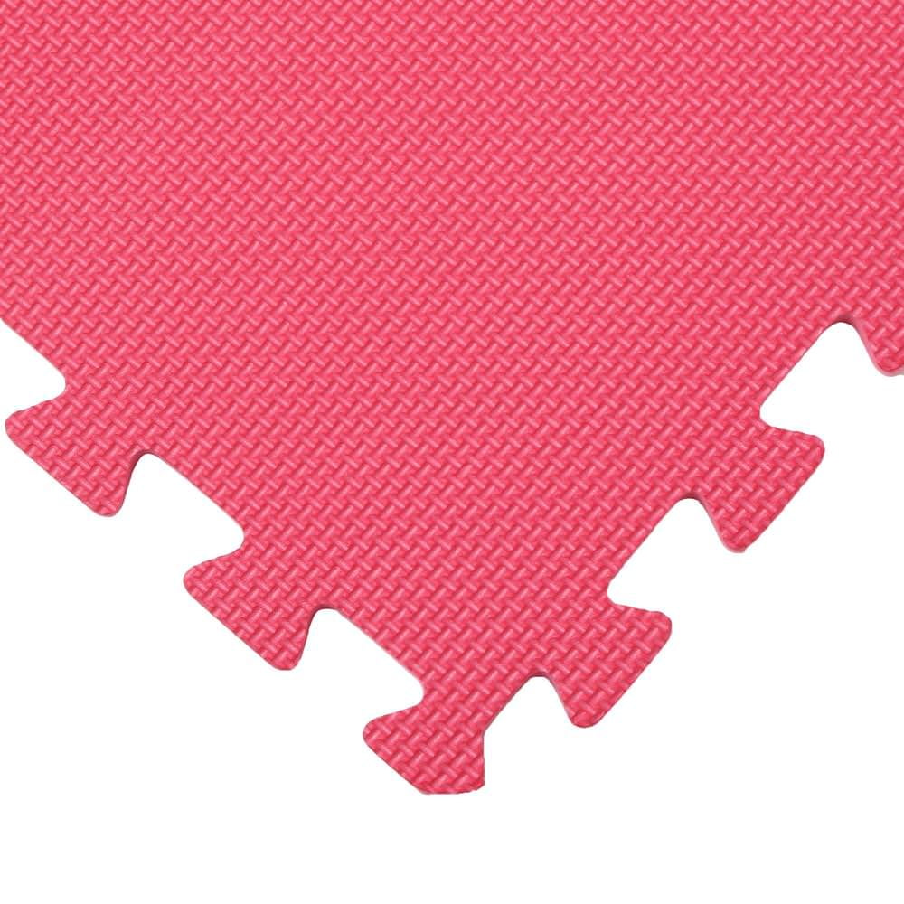 Norsk Multicolor 24 in. x 24 in. EVA Foam Solid Color Multi-Purpose Interlocking Tile (20-Tile)