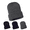 CHARCOAL, variant on Polar Extreme Heat Men's Sherpa Lined Knit Hat, Black